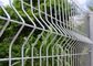 حصار 2 × 4 اینچی مستطیلی حصار مش سیم جوشی منحنی 3 بعدی پانل های نرده حصاری Weldmesh