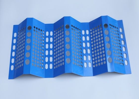 ورق های فلزی پانچ شده با سوراخ مربعی 2.4 متری ورق های ایمنی و تهویه چند منظوره