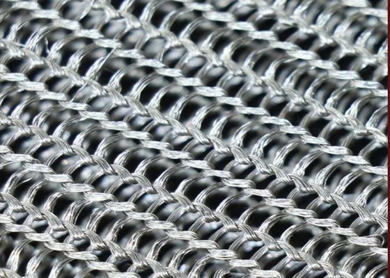 عرض 2 اینچ بسته بافی مش سیمی چند رشته ای گرد مسطح بادوام