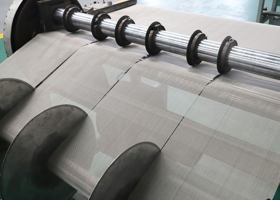 رول مش سیمی بافته شده از جنس استنلس استیل دوبلکس 2205 مورد استفاده در مخزن تحت فشار