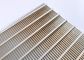 SS304 SS321 V Slot Filter Wire Mesh Wedge Wire Screen for Agriculture