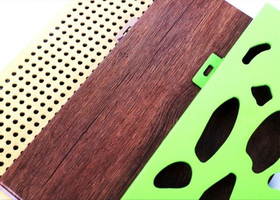 پوشش فلوروکربن صفحه نمای آلومینیومی سوراخ دار ضد رطوبت