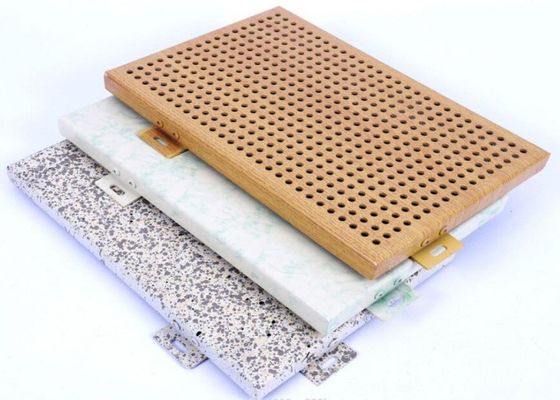 پوشش فلوروکربن صفحه نمای آلومینیومی سوراخ دار ضد رطوبت