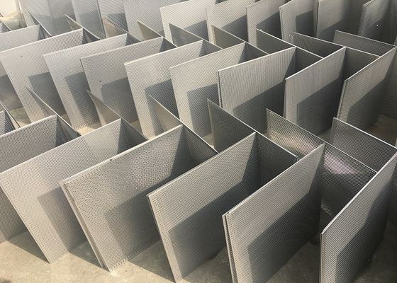 1.0mm ضخامت ورق میش سوراخ شده فولاد ضد زنگ برای فیلتر سازی صنعتی