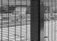 50x200mm سوراخ مربع سیاه آویز سیم شبکی حصار برای مدارس موسسات آموزشی