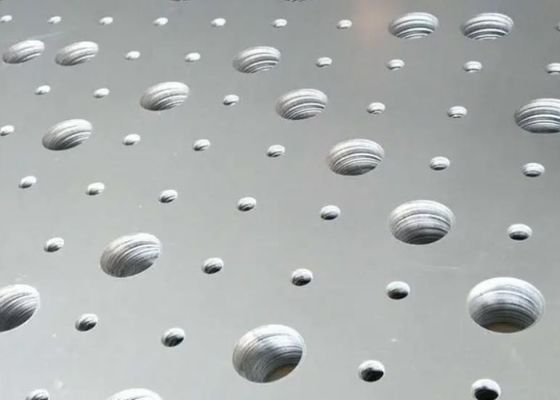 0.2mm-10mm ضخامت فولاد ضد زنگ ورق فلزی سوراخ شده با الگوهای حفره سفارشی برای تجهیزات صنعتی و فیلتر