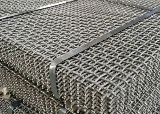 صفحه ضد خوردگی سیم بافته با شبکه مربع برای 30° 180° Hook Type Vibrating Screen