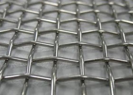 صفحه ضد خوردگی سیم بافته با شبکه مربع برای 30° 180° Hook Type Vibrating Screen