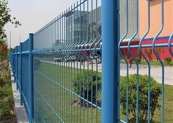 از فولاد کربن ضد زنگ PVC پوشش داده شده با سیم جوش برای حصار امنیتی