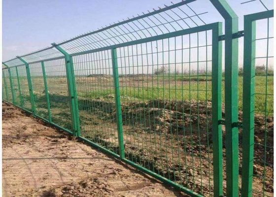 حصار صنعتی محکم از فولاد ضد زنگ بغل سیم جوش برای امنیت و دوام