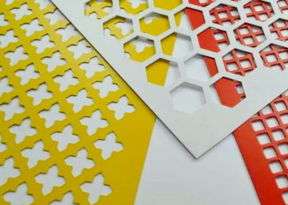 مش فلزی سوراخ‌دار با شکل‌های سوراخ سفارشی و درمان‌های سطحی