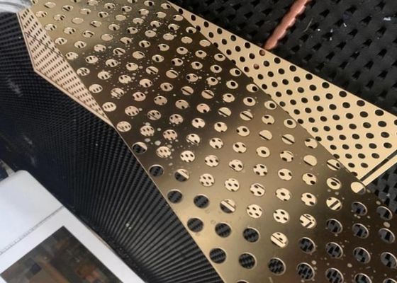 ورق فلزی سوراخ شده سفارشی برای فیلترسازی معماری