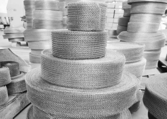 مش سیم بافتنی استیل ضد زنگ ISO 9001 برای عناصر فیلتر