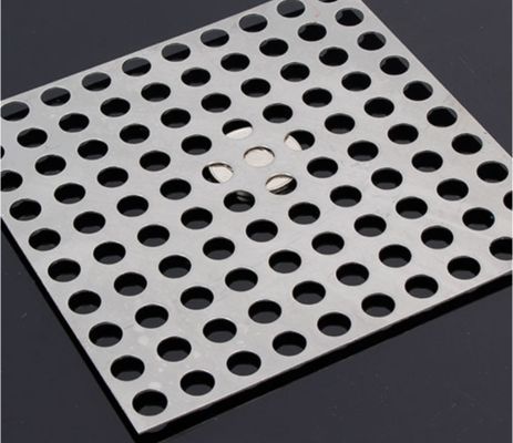 شکل سوراخ سفارشی فولاد ضد زنگ ورق فلزی سوراخ شده مقاومت کششی ≥ 500 MPa