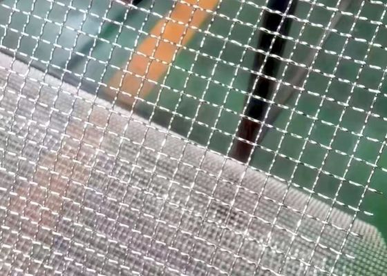 صفحه مشبک منحنی بافته شده با روکش تخت با ساختار سنگین و مقاومت در برابر خوردگی