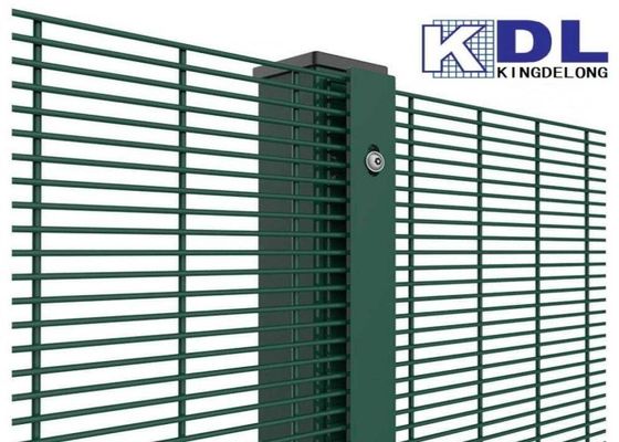 Anti Climbing 358 Mesh Panels Security Coated Pvc Wire Mesh 2.7m 3.0m