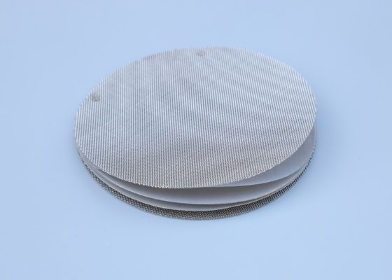 جوش نقطه ای فیلتر فولاد ضد زنگ سیم مش اکسترودر صفحه فیلتر دیسک SS316L