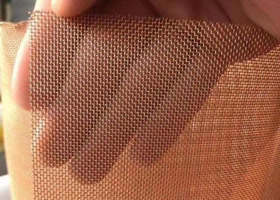 اثر محافظتی صفحه مش سیم بافته مسی 200 هرتز-5000 هرتز 99.99% خالص