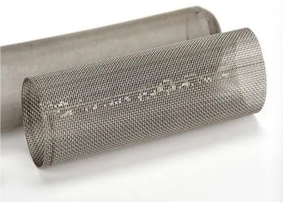 شبکه فیلتر صفحه فیلتر صنعتی SUS304 304L سیم فولاد ضد زنگ 3-500 شبکه مربع بافت ساده